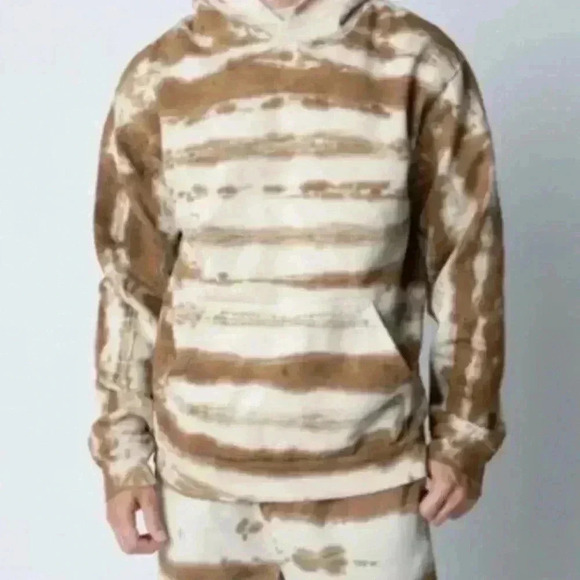 TALENTLESS TIGER WASH TIE DYE HOODIE NEW - Picture 1 of 4